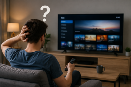 Beste IPTV Apps Nederland 2026 – persoon kiest de beste IPTV app voor Smart TV