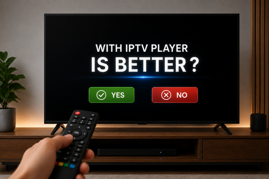 TiviMate vs IPTV Smarters Pro IPTV player comparison for Android TV, Firestick, Samsung TV and LG TV.
